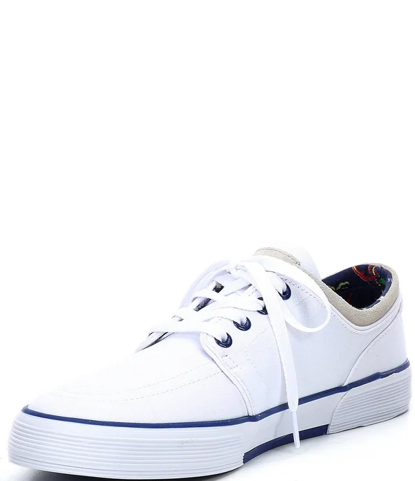 Polo Ralph Lauren Men's Faxon Low Top Sneakers - Soft Grey/Newport