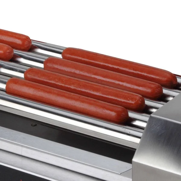 RollerDog Big 18 Stainless Steel Hotdog Roller with Drip Tray, Silver