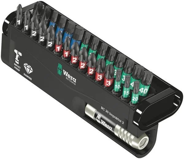 Wera 05057697001 Bit-Check 30 Impaktor 2 Bit Assortment