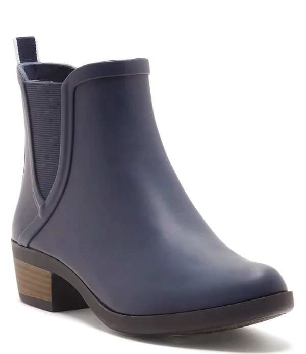 Lucky Brand Women's Basel H2O Rain Bootie, Size: 11, Indigo Rubber