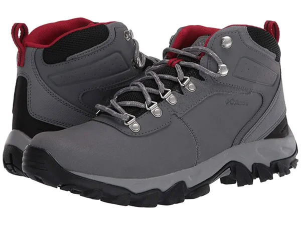 Columbia Men's Newton Ridge Plus II Waterproof Hiking Boot Ti Grey Steel/Rocket 13