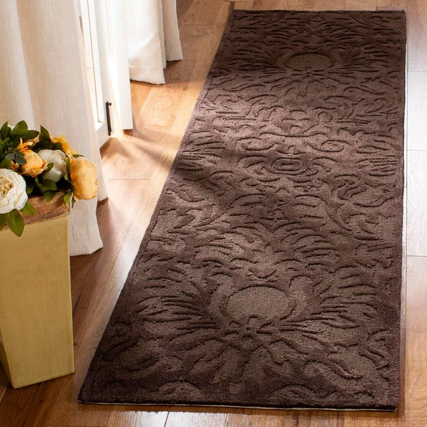 Safavieh 8& x 8& Round Total Performance Brussels Beige Rug