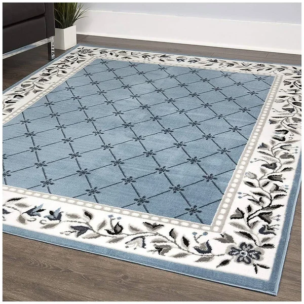 Home Dynamix Premium Aydin Area Rug (7&8x22x10&7x22 - Blue/Ivory)