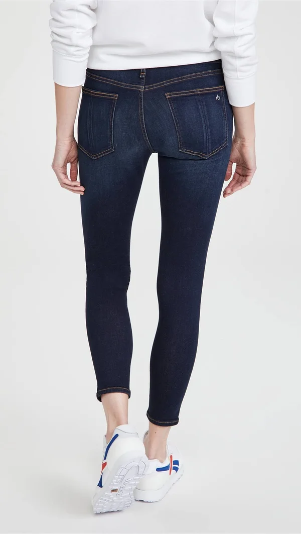 Rag & Bone Cate Mid-Rise Ankle Skinny Jeans, Carmen, Women's, 23