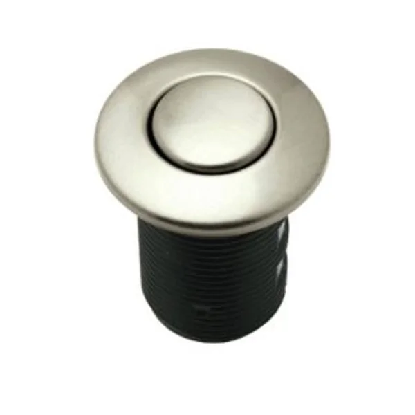 Mountain Plumbing MT953R/CPB Raised Cabinet Mount Round Classic Touch Waste Disposer Air Switch, Polished Chrome