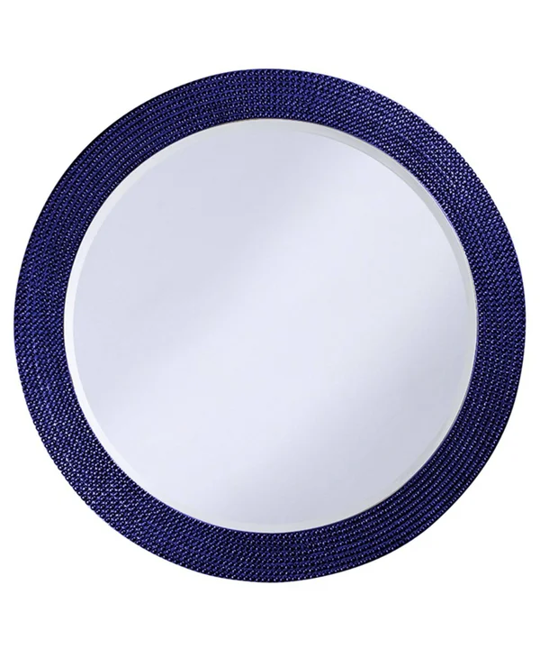 Howard Elliott Lancelot Round Mirror - Royal Blue
