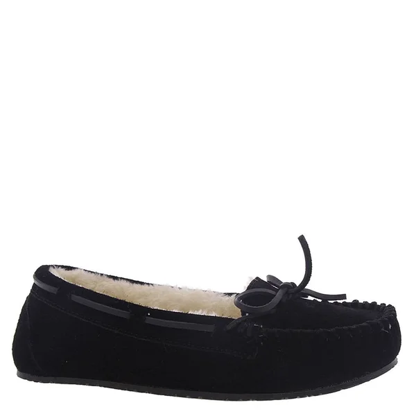 Minnetonka Lodge Trapper - Womens 8 Black Slipper N