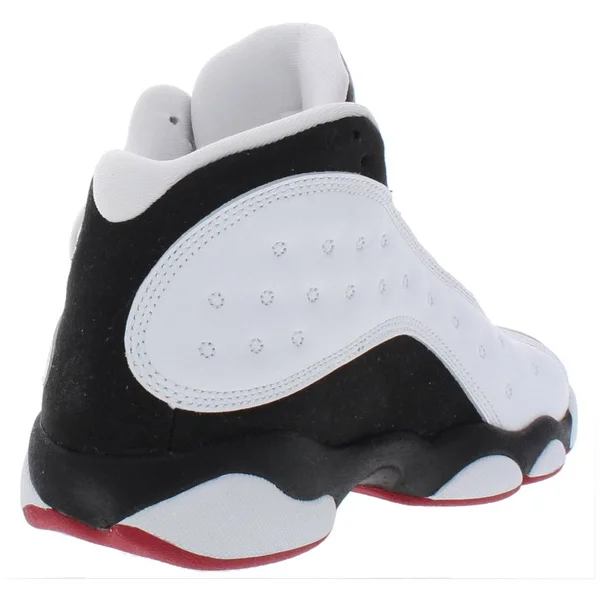 Preschool White/Red Air Jordan 13 Retro Shoe