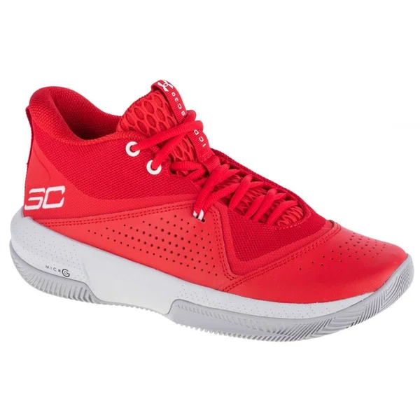 Under Armour SC 3Zero IV UA 4 Men Basketball Shoes New Red Grey 3023917-600