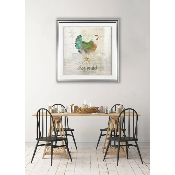 Trail at Dawn -Framed Giclee Print - 16 x 16