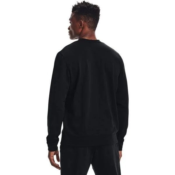 Under Armour Men's Rival Terry Crew - Black, XL