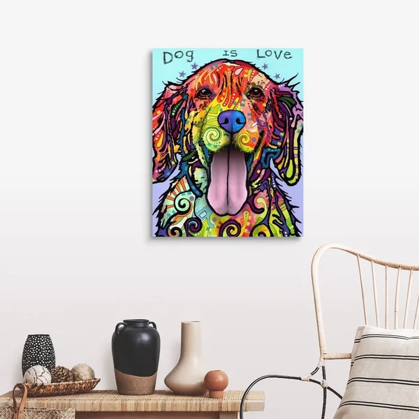 Dog Is Love, Canvas Wall Art, 24x30, Great Big Canvas