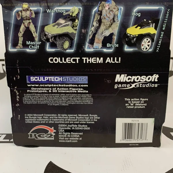 Halo 2 Series 1 Brute Figure (1st Appearance - Mint Card)