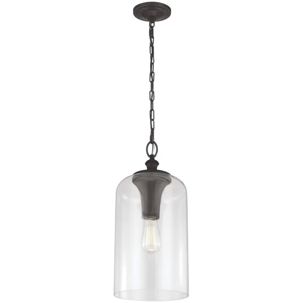 Feiss P1309ORB 1 - Light Hounslow Pendant, Oil Rubbed Bronze