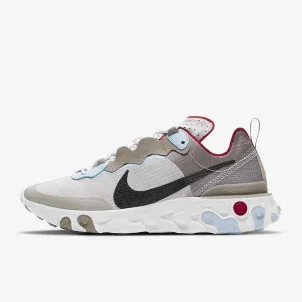 Nike React Element 55 Enigma Stone/vast Grey Cu1466-001 - Size 4 Men