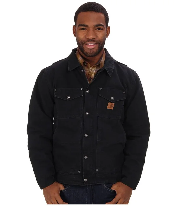 Carhartt Men's Berwick Jacket, Black, XXL
