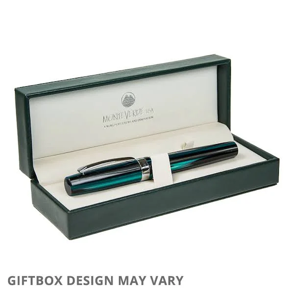 Monteverde Giant Sequoia Fountain Pen Green Stub 1.1