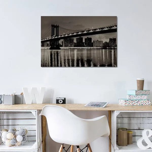 Manhattan Canvas Artwork Print by Alan Blaustein ( places > North America > United States > New York > New York