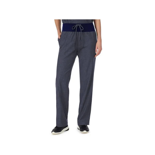 Petite Cuddl Duds Scrubs Classic Pants, Women's, Size: XL Petite, Dark Blue