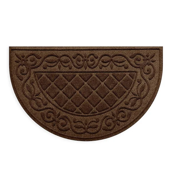 Weather Guard Tristan 24x22 x 39x22 Door Mat in Dark Brown