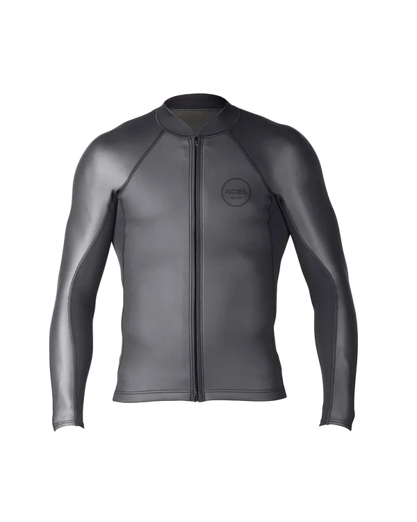 2/1mm Men's Xcel Axis Smoothskin Jacket - Front Zip - Size: Medium