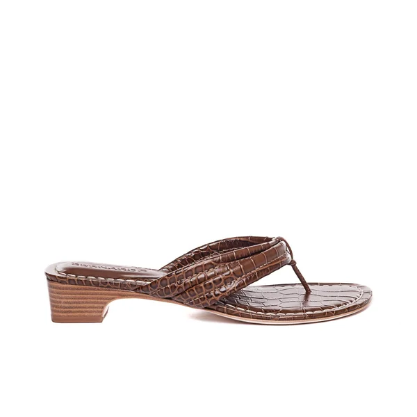 Bernardo Miami Demi-Wedge Sandal - Brown - Wedge Sandals