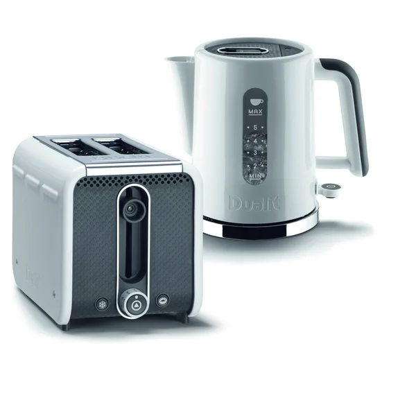 Dualit 2-Slice Studio Toaster, Finish: White/Gray
