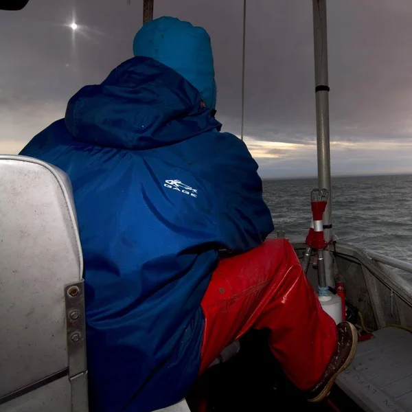 Grundens Weather Watch Hooded Jacket S - Glacier Blue