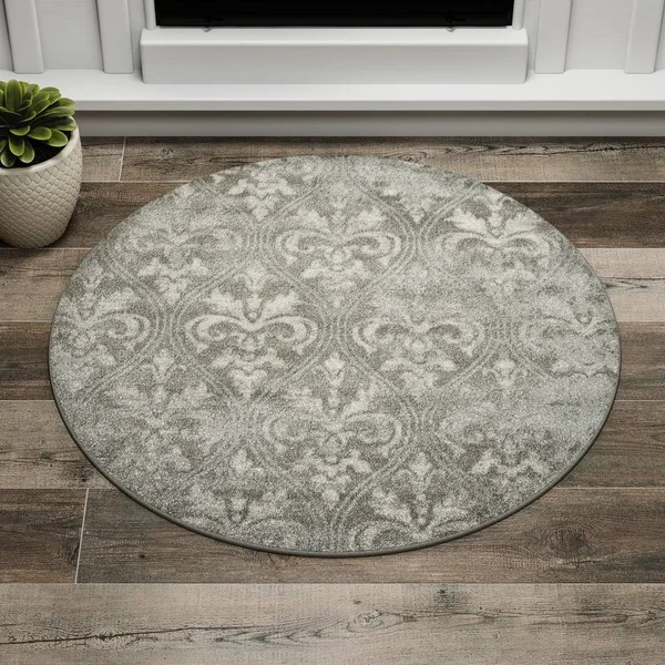 Porch & den Sutton Grey Area Rug - 8& Square