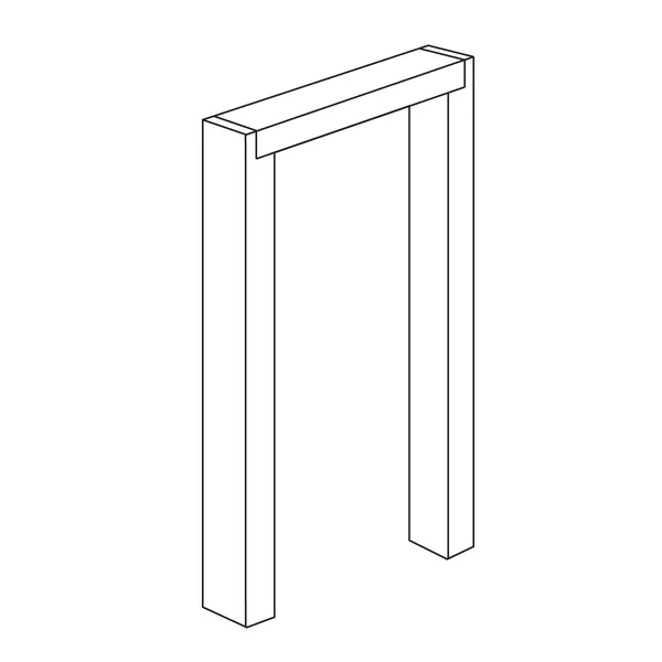 TruTrim 37.5939-in x 6.8359-ft Pine Primed Finger Joint Exterior Door Jamb Kit in White - 22230TT