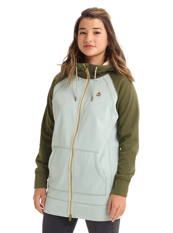 Women's Burton Crown Bonded Long Full-Zip Hoodie