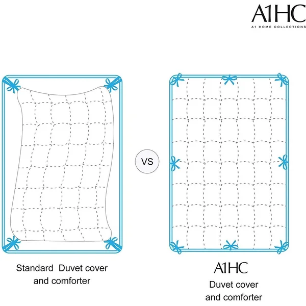 A1 Home Collections All Season 100% Down Alternative Microfiber Fill Duvet Insert, Size: King