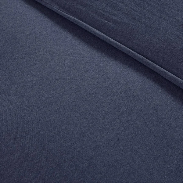 INK+IVY II12-677 Jersey Cotton Duvet Cover Mini Set King Natural