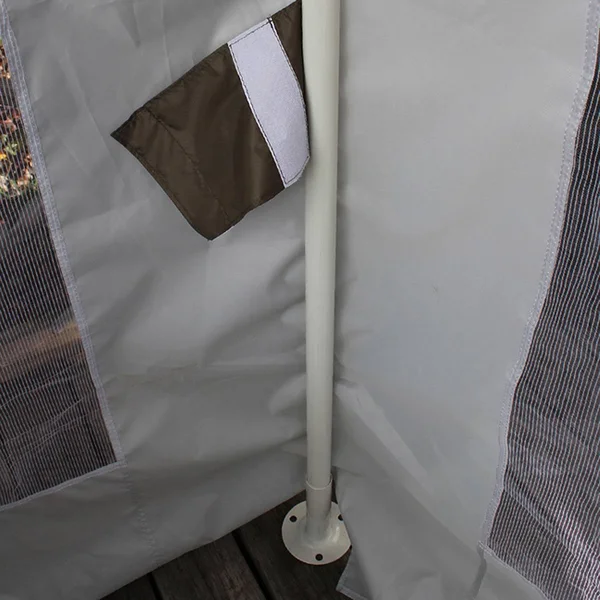13& x 13& Garden Party Canopy with Cover Caramel Creme - King Canopy
