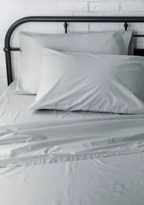 Welhome Super Soft Washed Sheet Set - Platinum - Queen