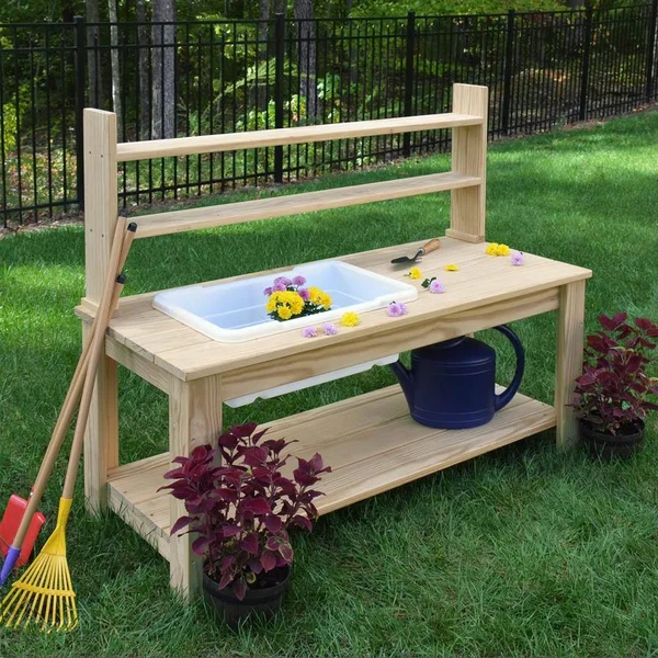 Wood Designs Hutch for Farmhouse Sink