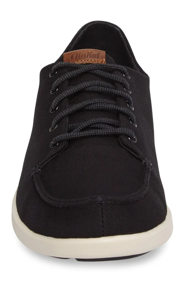Olukai Manoa Shoe - Men's Fog/Mustard, 8.5
