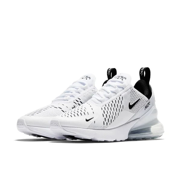 Nike Women's Air Max 270 Casual Shoes in White/White Size 10.0