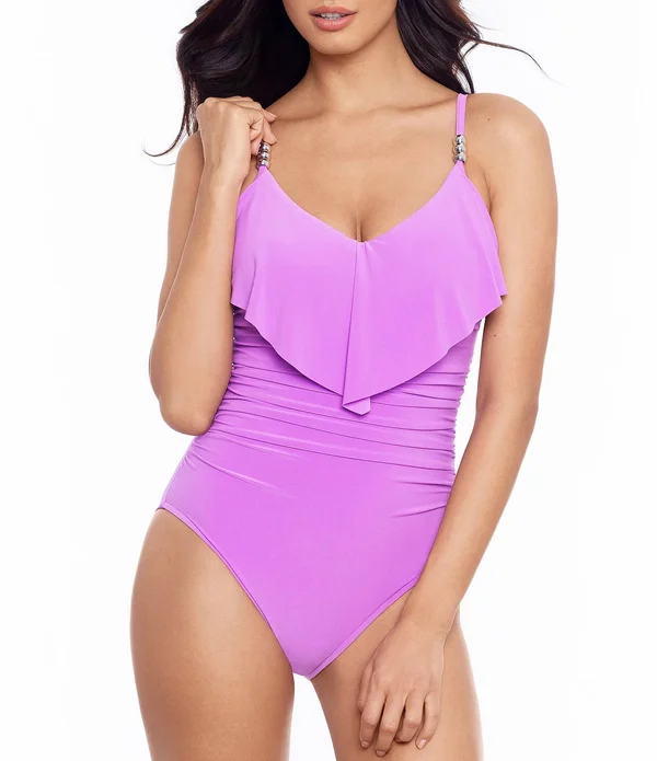 Magicsuit Women's Solid Isabel One Piece Swimsuit - Black - 12