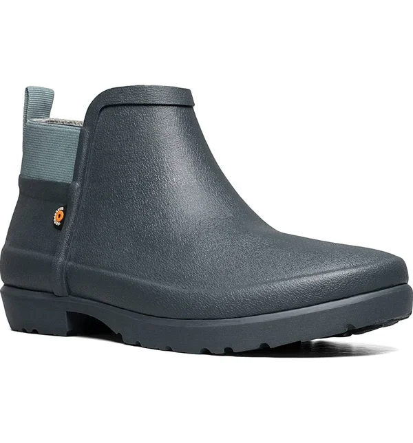 Bogs Flora Bootie II Women's Shoes Blue Denim : 6 B - Medium