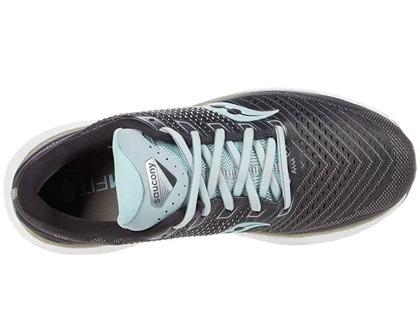 Saucony Women's Triumph 18 - 7 - Charcoal - Sky
