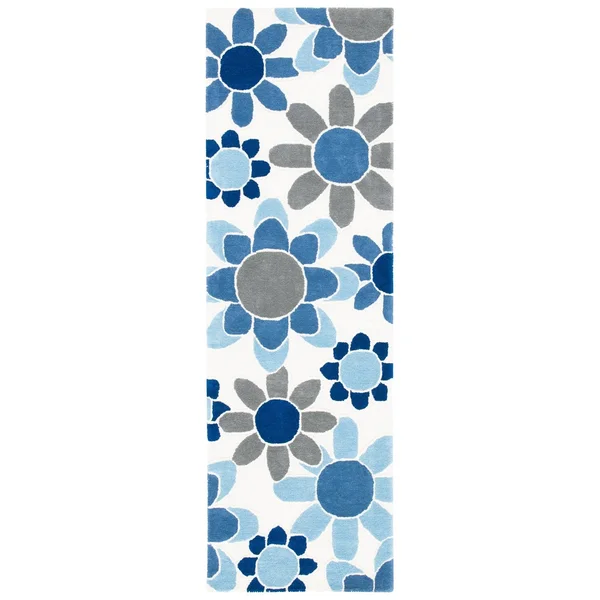 8& x 10& Rectangular Area Rug - White, Safavieh