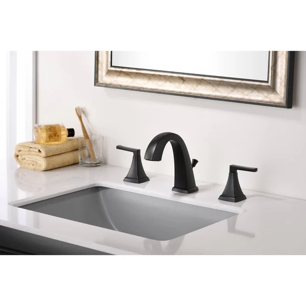 Ultra Faucets Lotto Collection Two-Handle Widespread Lavatory Faucet - Brushed Nickel UF57103