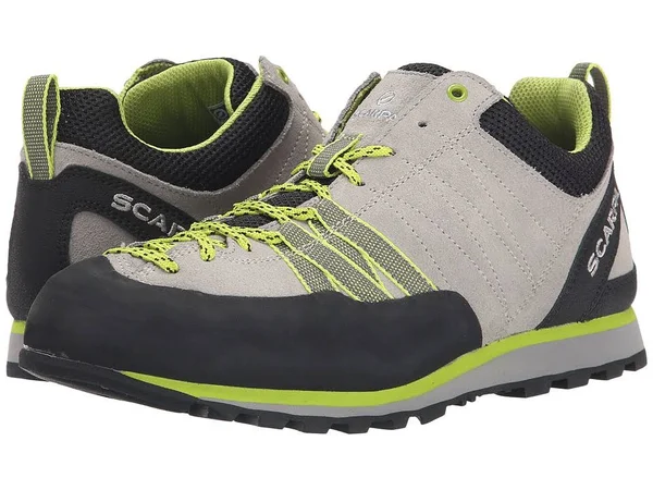 Scarpa Crux Shoe - Women's Oyster/Green Glow, 40.5