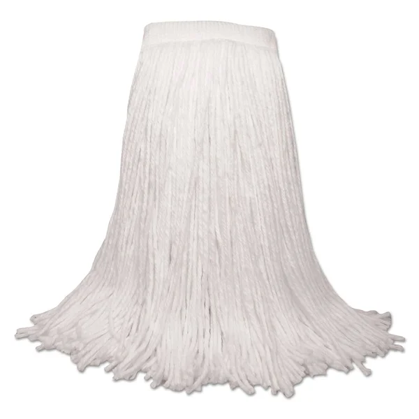 Boardwalk Mop Head - Premium Saddleback Head, Rayon Fiber, 24-oz., White, 12/Carton
