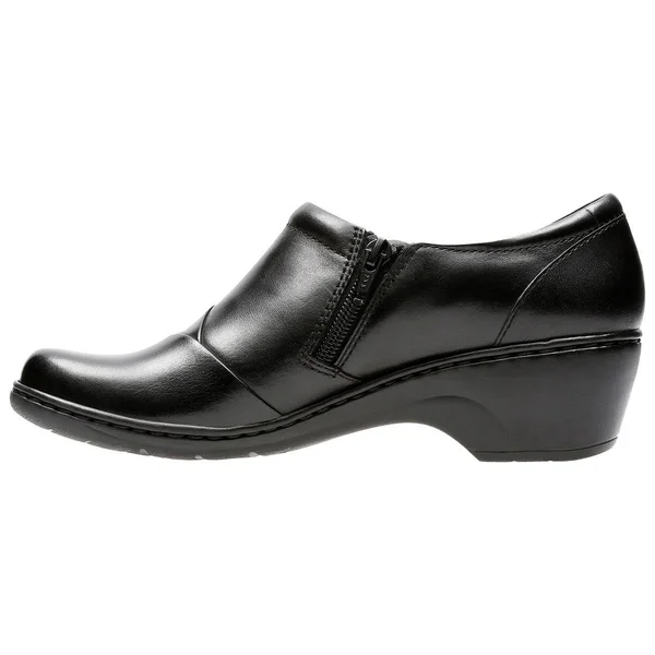 Women's Clarks Channing Essa - Size: 11, Black Leather