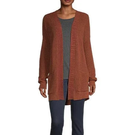 A.N.A Womens Cardigan - Small, Brown