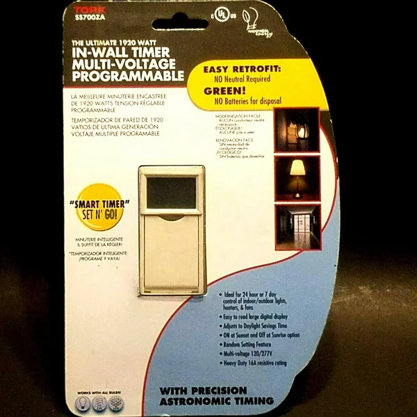 Tork SS700ZA Sunset In-Wall Timer - Light Almond