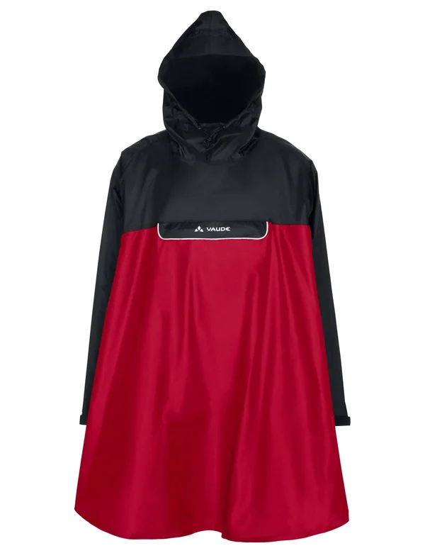 Vaude Valero Poncho Indian Red