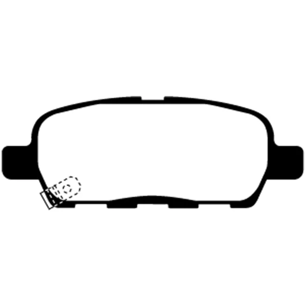 EBC DP41666R Yellowstuff Rear Brake Pads